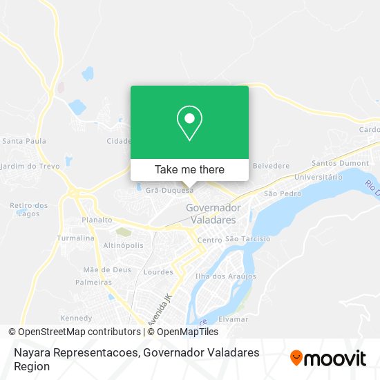 Nayara Representacoes map
