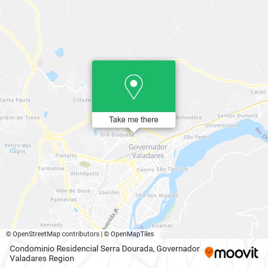 Condominio Residencial Serra Dourada map