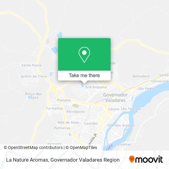 La Nature Aromas map
