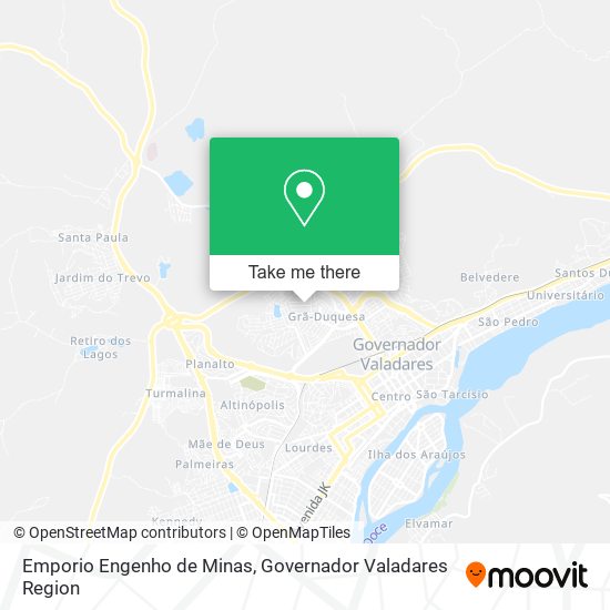 Mapa Emporio Engenho de Minas