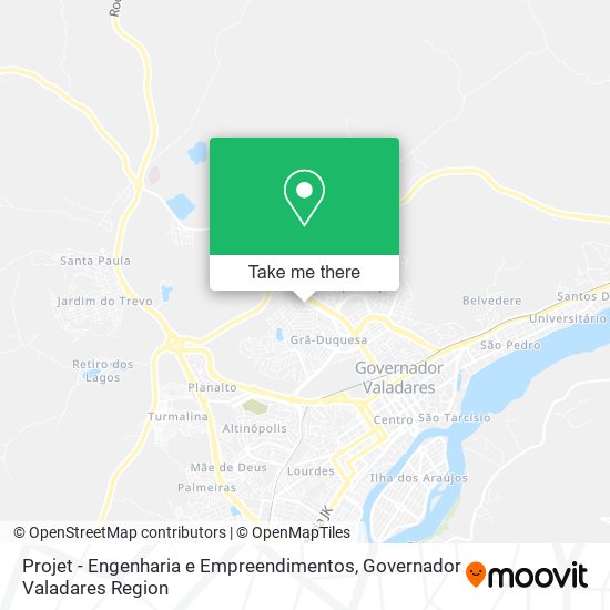 Projet - Engenharia e Empreendimentos map