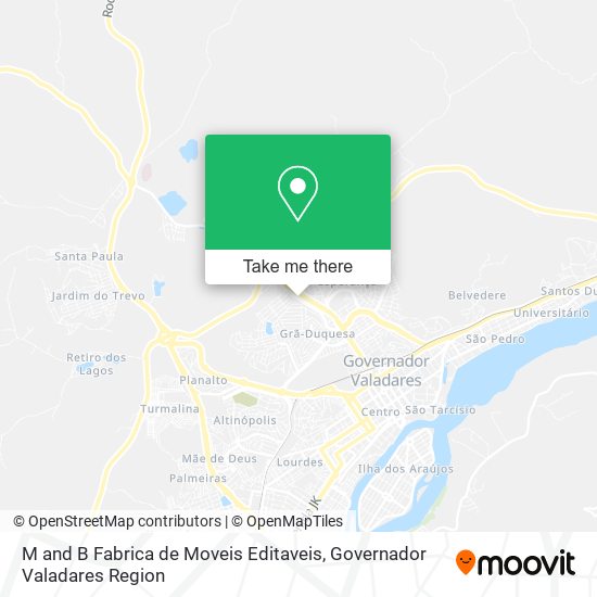 M and B Fabrica de Moveis Editaveis map
