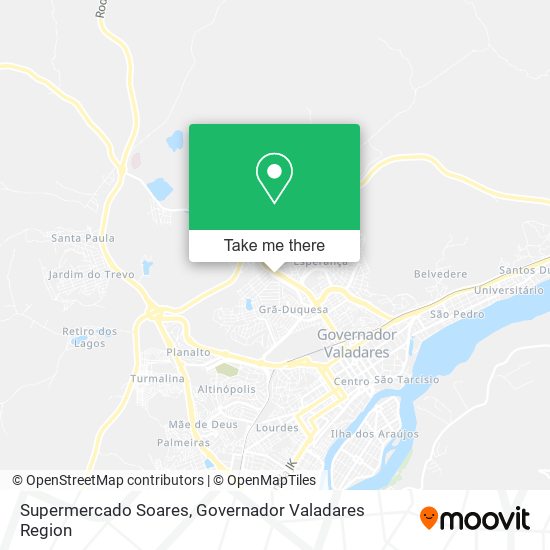 Supermercado Soares map