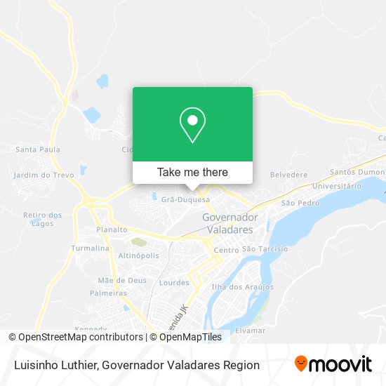 Mapa Luisinho Luthier