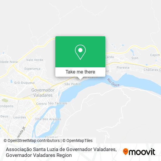 Associação Santa Luzia de Governador Valadares map