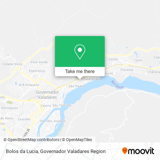 Bolos da Lucia map