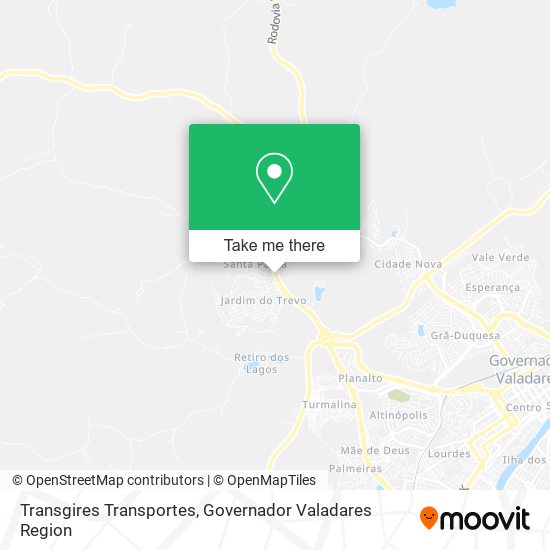 Transgires Transportes map