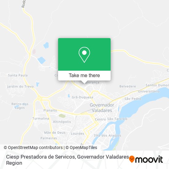 Mapa Ciesp Prestadora de Servicos