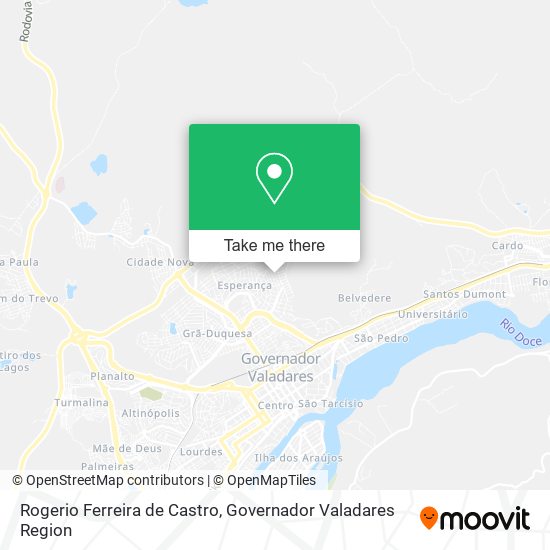 Rogerio Ferreira de Castro map