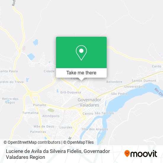 Luciene de Avila da Silveira Fidelis map