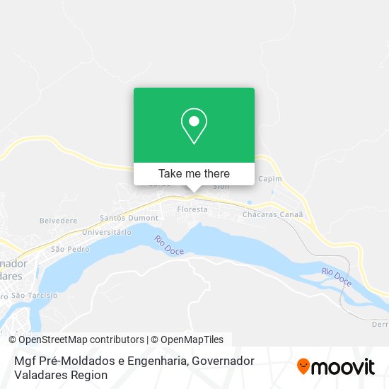 Mgf Pré-Moldados e Engenharia map