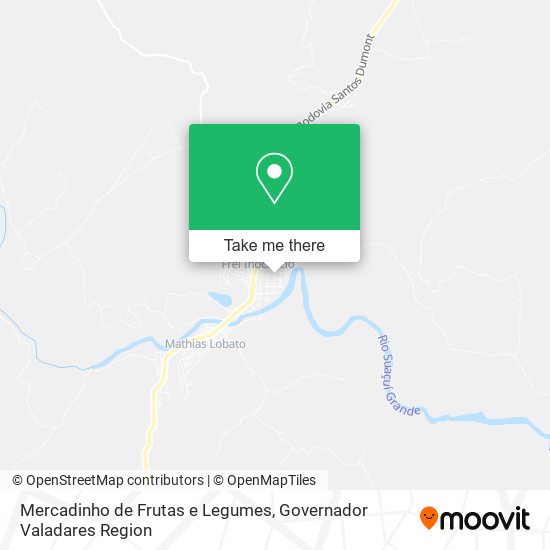 Mercadinho de Frutas e Legumes map
