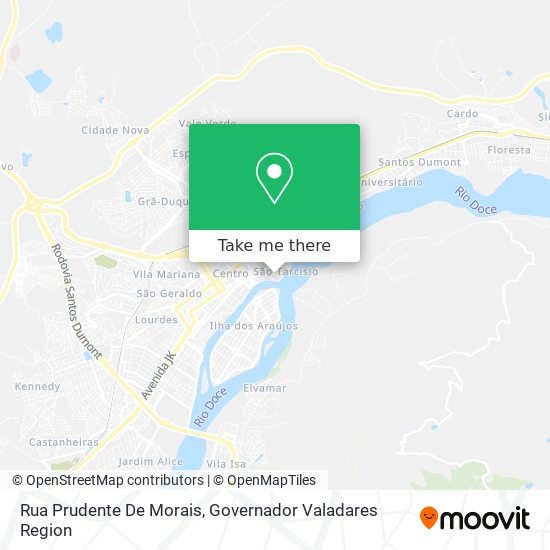 Rua Prudente De Morais map