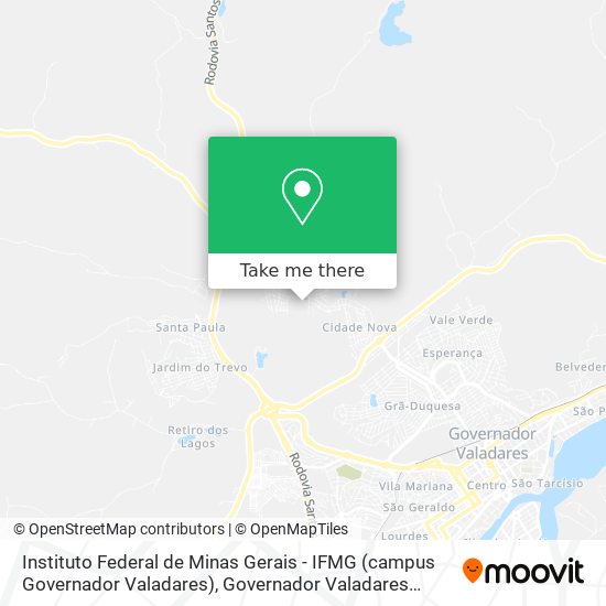 Instituto Federal de Minas Gerais - IFMG (campus Governador Valadares) map