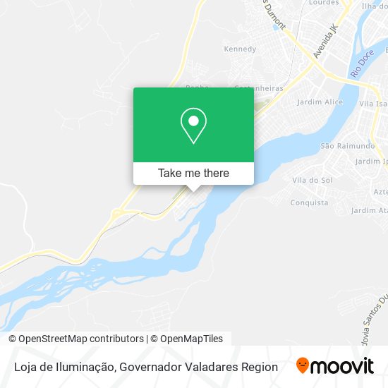 Loja de Iluminação map