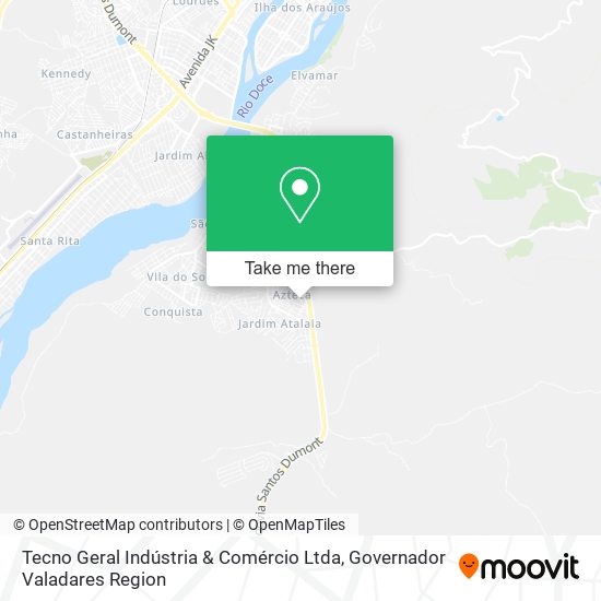 Tecno Geral Indústria & Comércio Ltda map