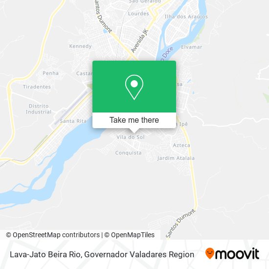 Lava-Jato Beira Rio map