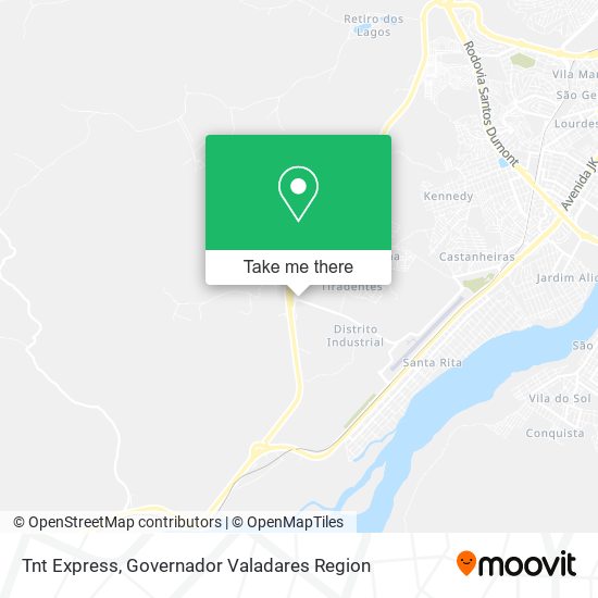 Tnt Express map