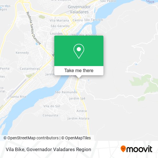 Vila Bike map