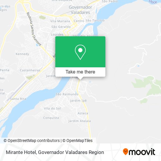 Mirante Hotel map