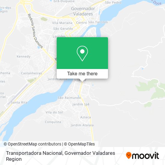 Transportadora Nacional map