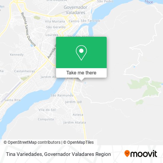 Tina Variedades map