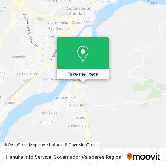 Hanuka Info Service map