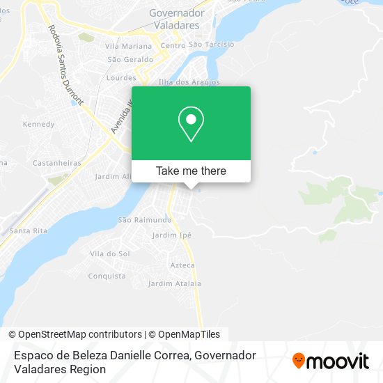 Espaco de Beleza Danielle Correa map