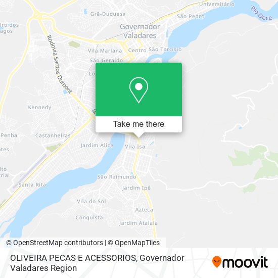 OLIVEIRA PECAS E ACESSORIOS map