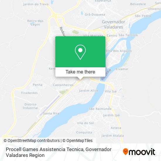 Procell Games Assistencia Tecnica map