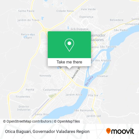 Otica Baguari map