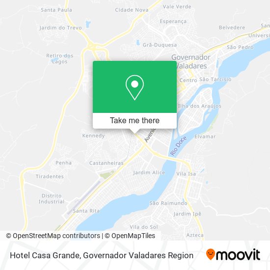 Hotel Casa Grande map