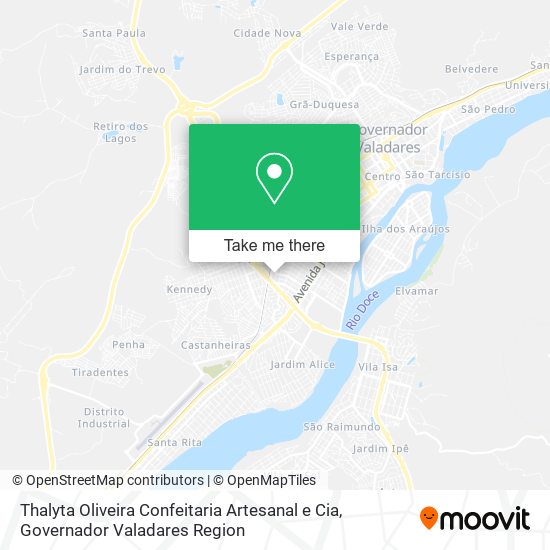 Thalyta Oliveira Confeitaria Artesanal e Cia map