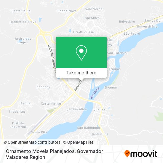 Mapa Ornamento Moveis Planejados