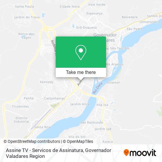 Mapa Assine TV - Servicos de Assinatura