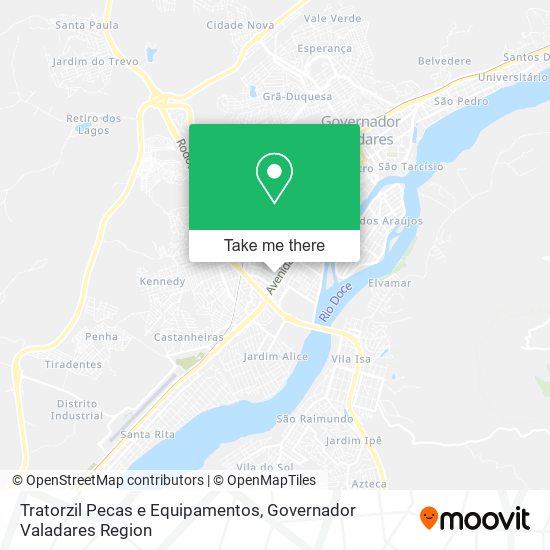 Tratorzil Pecas e Equipamentos map