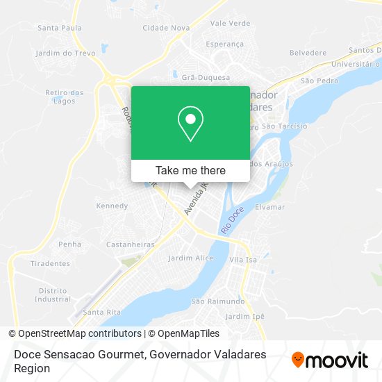 Mapa Doce Sensacao Gourmet