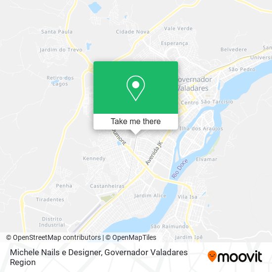 Mapa Michele Nails e Designer