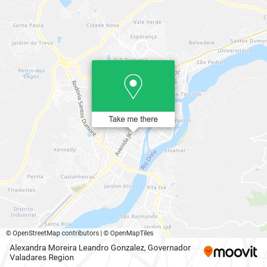 Alexandra Moreira Leandro Gonzalez map