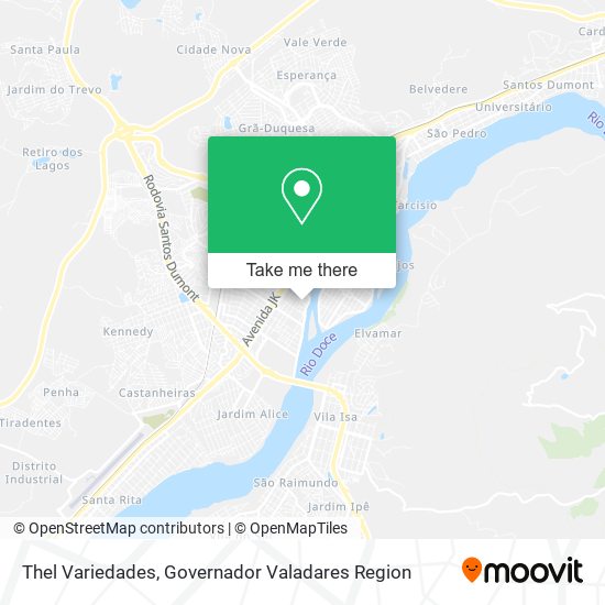 Thel Variedades map