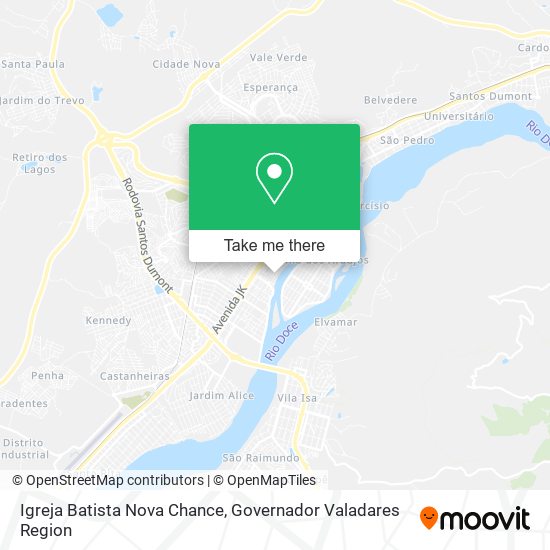 Igreja Batista Nova Chance map
