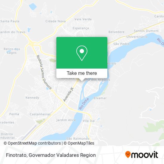 Finotrato map
