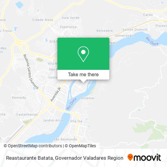Reastaurante Batata map