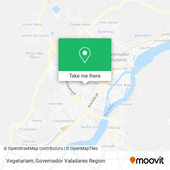 Vegetariam map