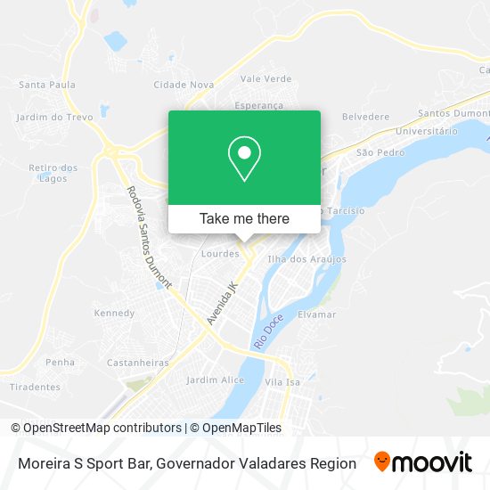 Moreira S Sport Bar map