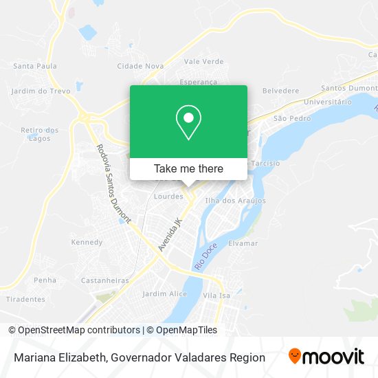 Mariana Elizabeth map