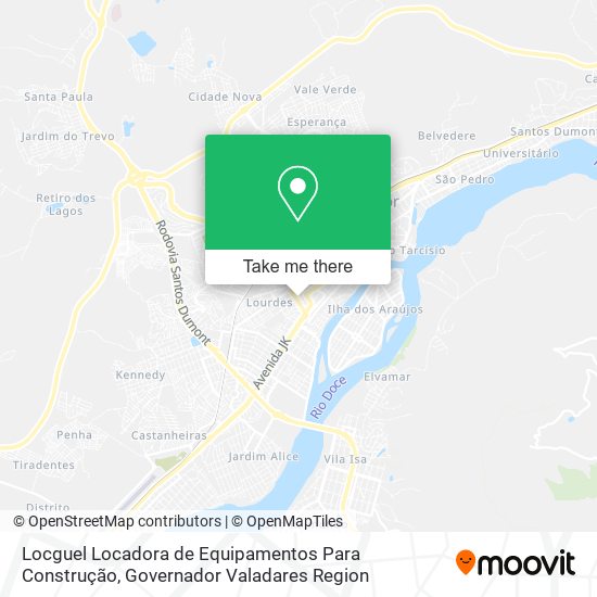 Mapa Locguel Locadora de Equipamentos Para Construção