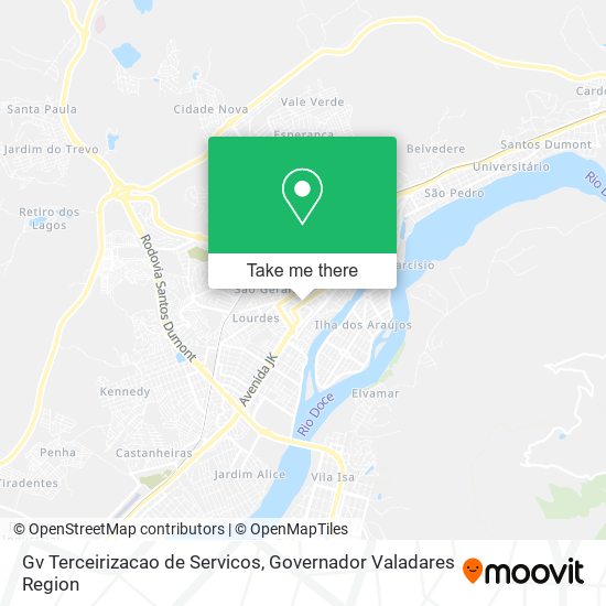 Gv Terceirizacao de Servicos map