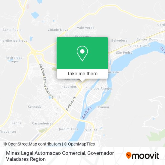 Minas Legal Automacao Comercial map