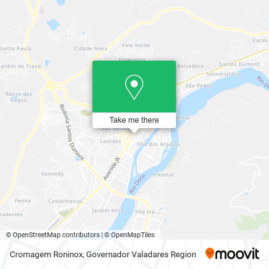Cromagem Roninox map